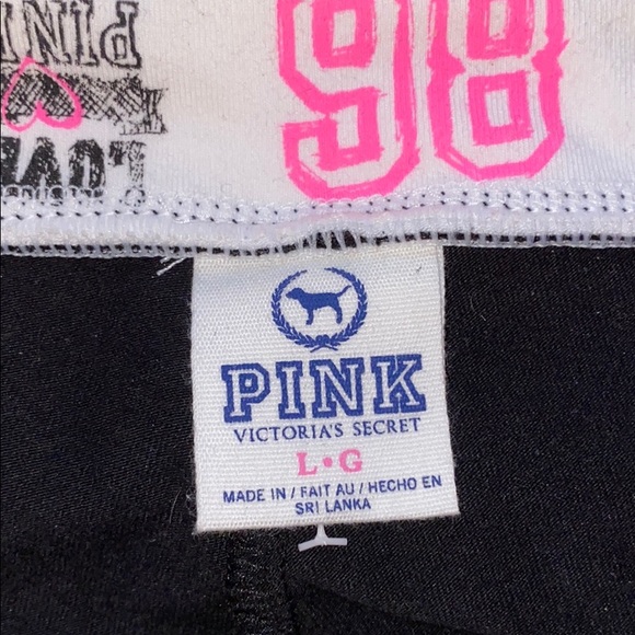 PINK Cropped Foldover Leggings - Picture 3 of 3